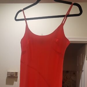 NWOT Womens A New Day Bright Pink Midi Dress Size XS